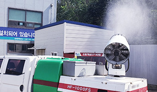 해충방제:골목 공간소독